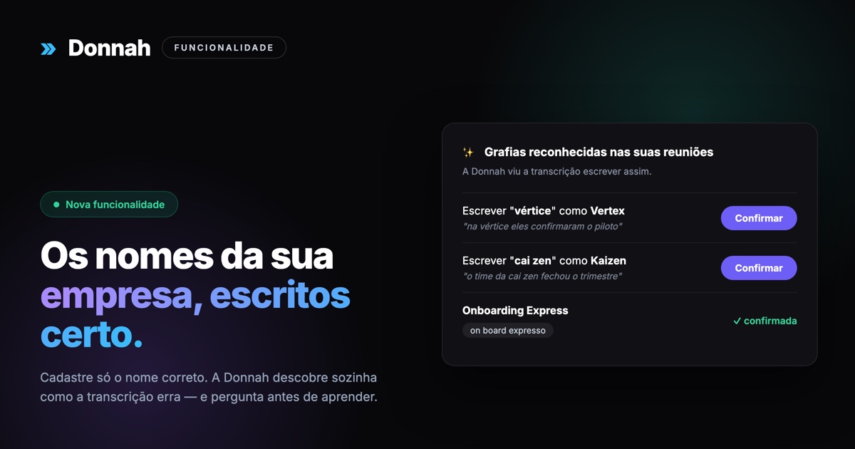 Glossário: os nomes da sua empresa escritos do jeito certo