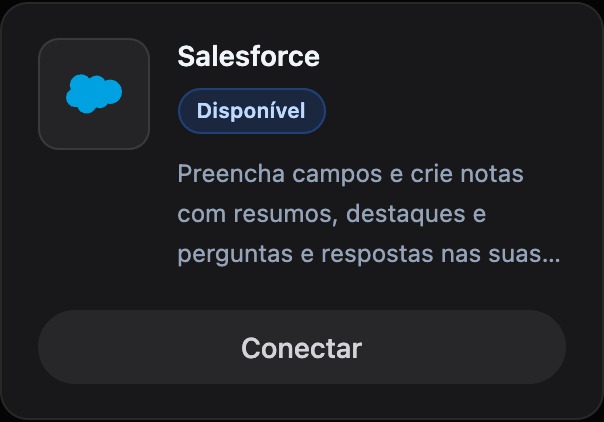 Conector Salesforce disponível na Donnah